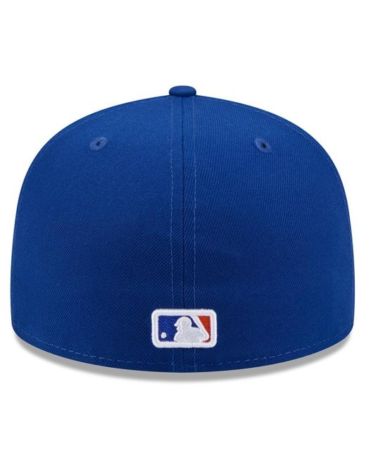 KTZ Blue New York Mets 2025 Jackie Robinson Day 59fifty Fitted Hat for men
