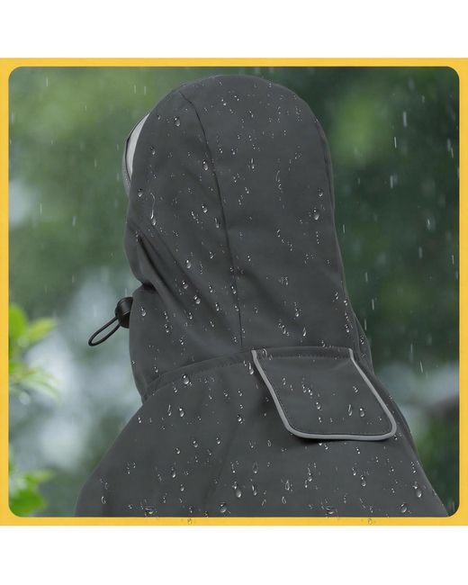 Aronkl Blue Waterproof Windproof Dog Rain Jacket