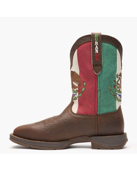 Durango Multicolor Rebel By Mexico Flag Western Boot for men