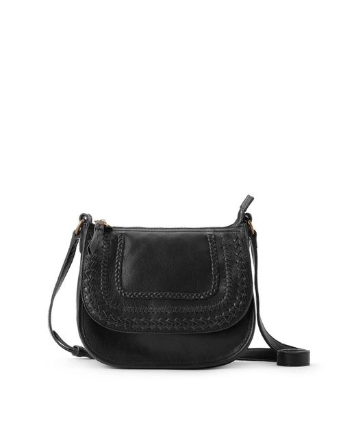 The Sak Playa Leather Saddle Bag in Black Lyst