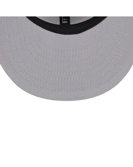 KTZ Houston Rockets Chenille Band 9fifty Snapback Hat in Red for Men | Lyst