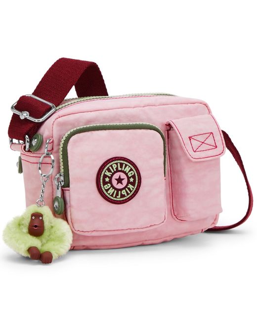 Kipling Pink Abanu Multi Crossbody Bag