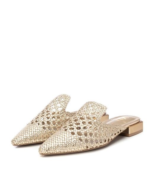 Xti Natural Braided Mules By