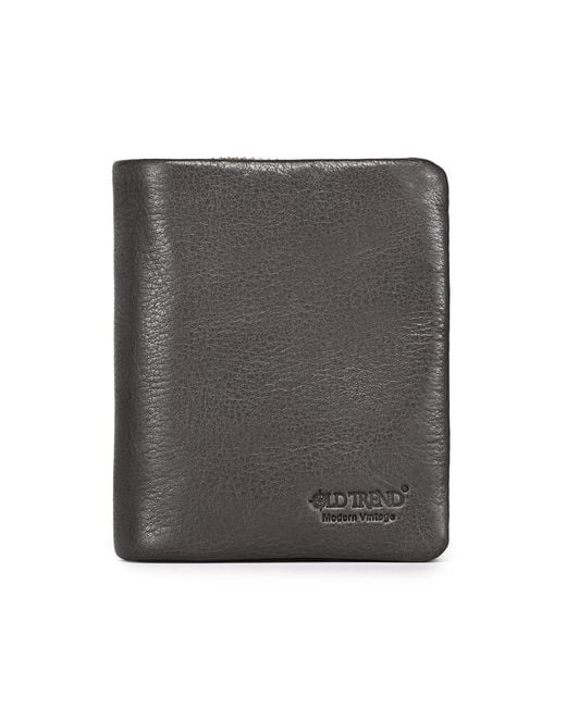 Old Trend Gray Clover Trifold Wallet