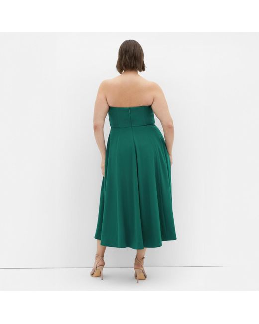 City Chic Green Sweet Flare Dress
