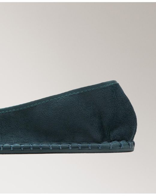 Mango Blue Velour Shoes