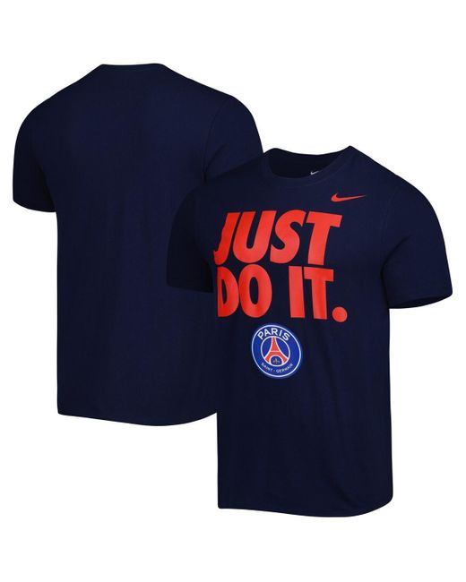 Nike Blue Paris Saint-germain Just Do It T-shirt for men
