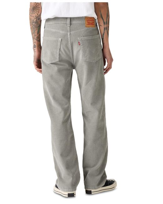 Levi's Gray 565 Loose Straight Leg Jeans for men