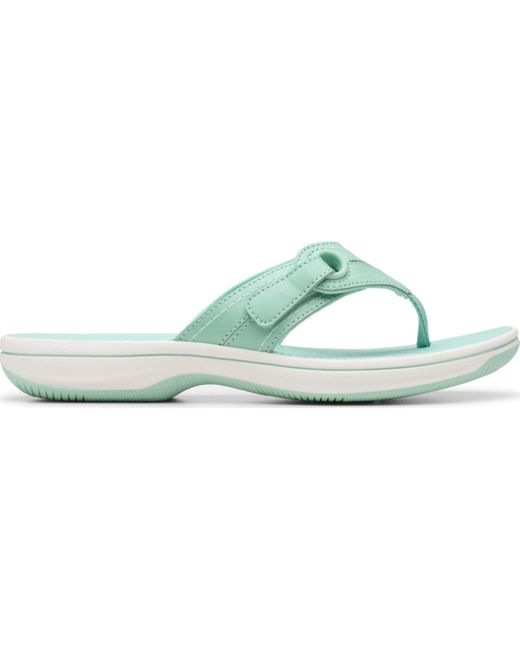 Clarks Green Cloudsteppers Breeze Reyna Sandals