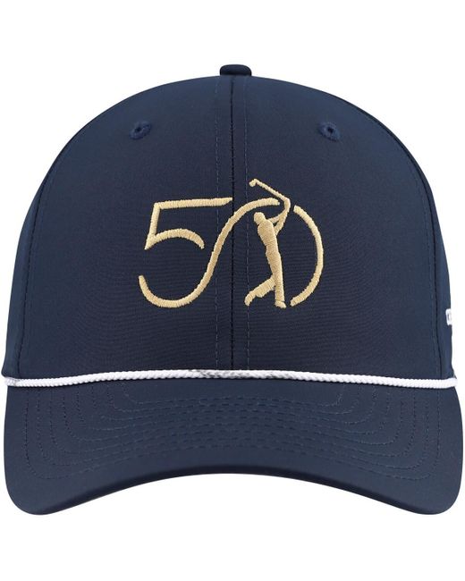 Imperial Blue The Players 50th Anniversary The Wingman Rope Adjustable Hat for men