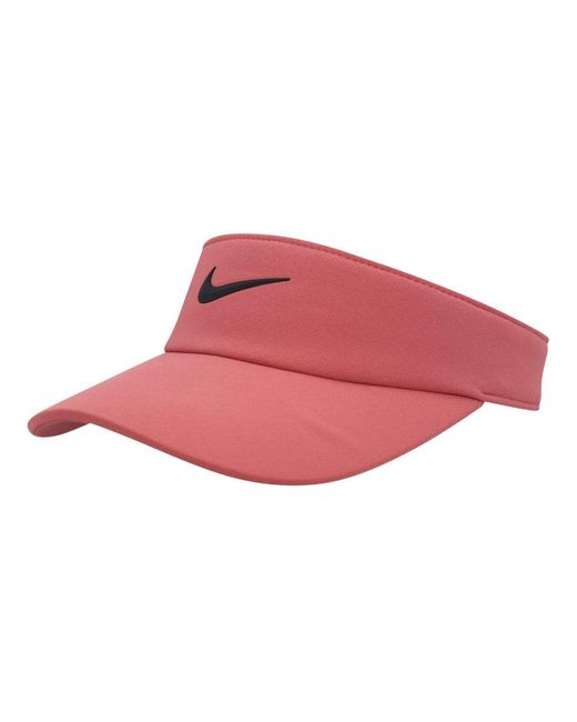 Nike Golf Maroon Performance Visor in Pink Lyst