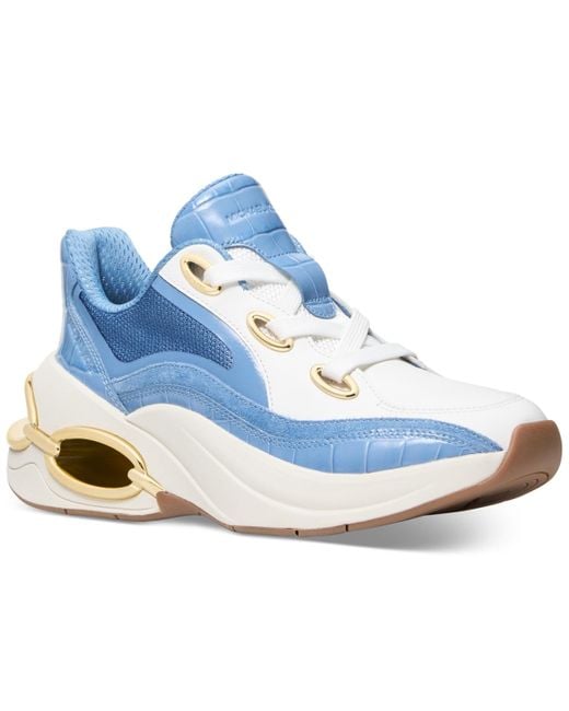 Michael Kors Blue Michael Toni Trainer Running Sneakers