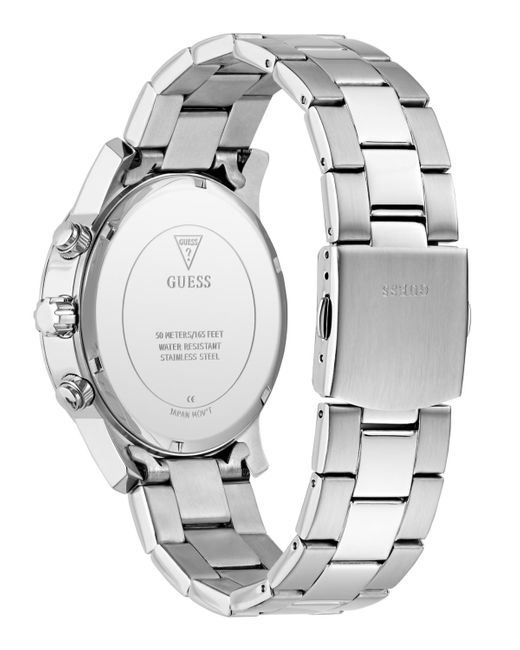 Guess Gray Chronograph Stainless Steel Watch for men