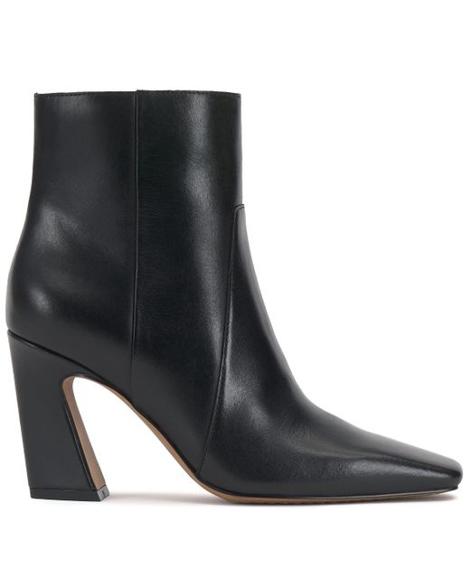Vince Camuto Black Bayla Flare-heel Dress Booties