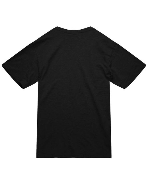 Mitchell & Ness Black Milwaukee Bucks Worldwide Collection Glow Up T-shirt for men