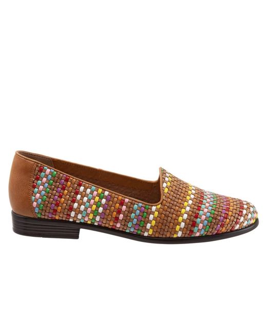 Trotters Brown Liz Flat