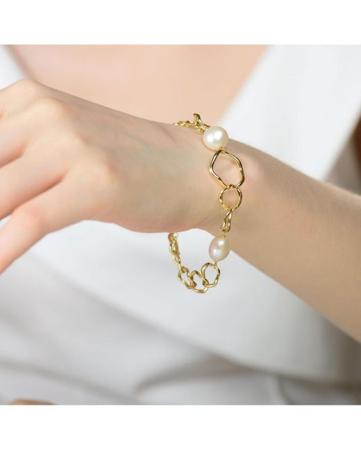 Genevive Jewelry Metallic Sterling Silver 14k Plating