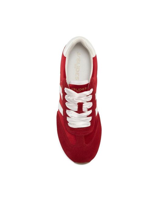 J/Slides Red peggy Sneaker
