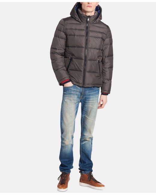 tommy hilfiger quilted puffer jacket