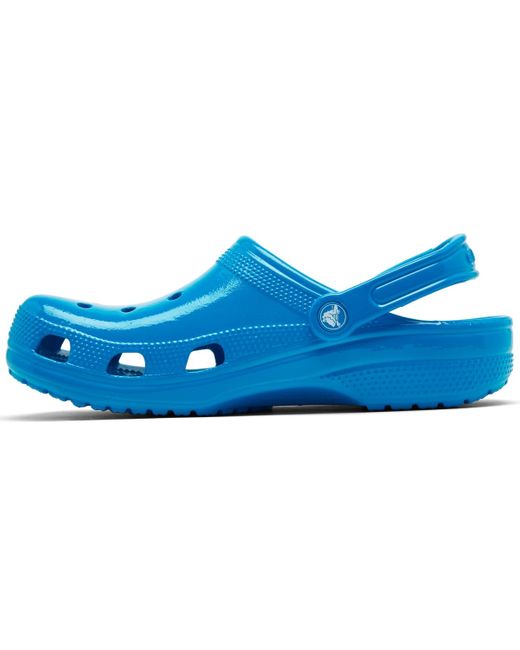 CROCSTM Blue Classic Neon Clogs From Finish Line