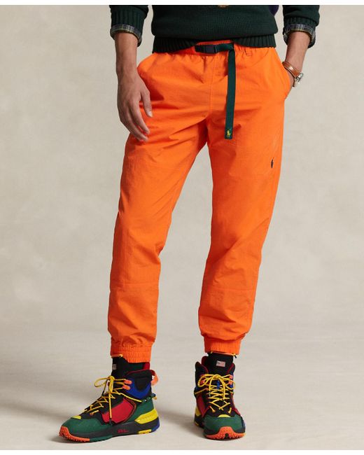 Polo Ralph Lauren Classic Tapered Fit Hiking Pants in Orange for Men | Lyst