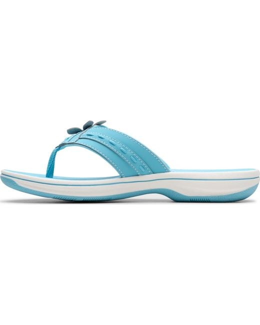 Clarks Blue Cloudsteppers Breeze Opal Sandals
