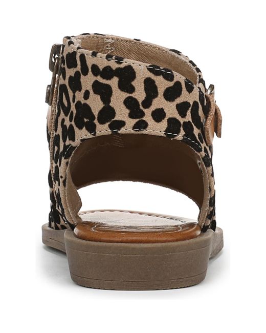 Blowfish Brown Denver Strappy Low Wedge Sandals