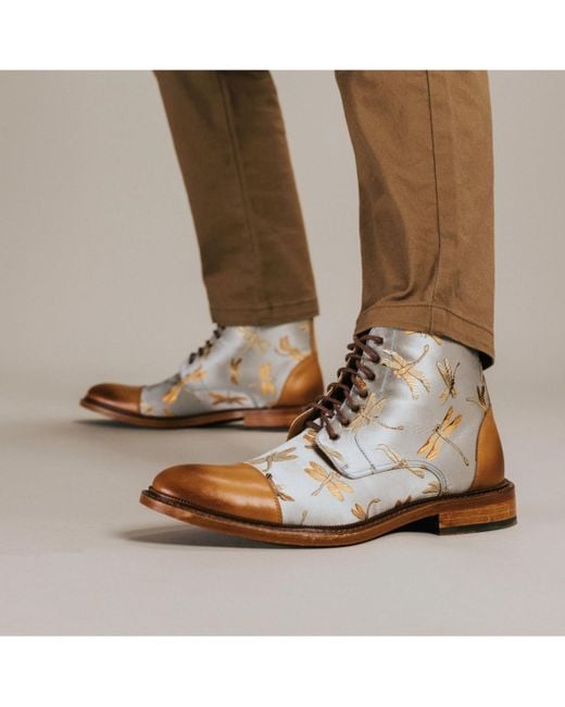 Taft Natural Jack Lace-up Cap-toe Boot for men