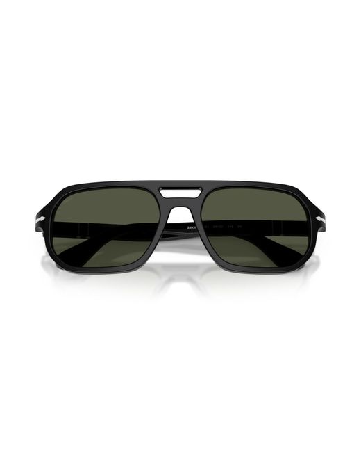 Persol Green Rectangle Guido Sunglasses