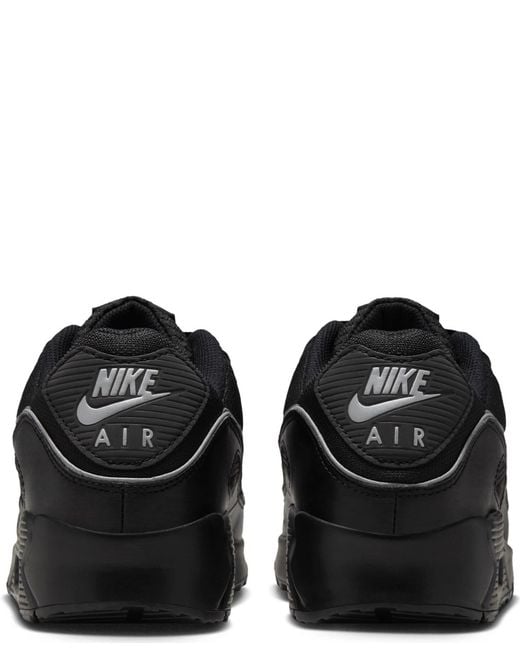 Nike Black Air Max 90 Premium Casual Sneakers From Finish Line for men