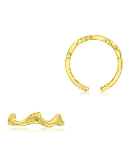 Roxy Waterproof Yellow Waves Toe Ring