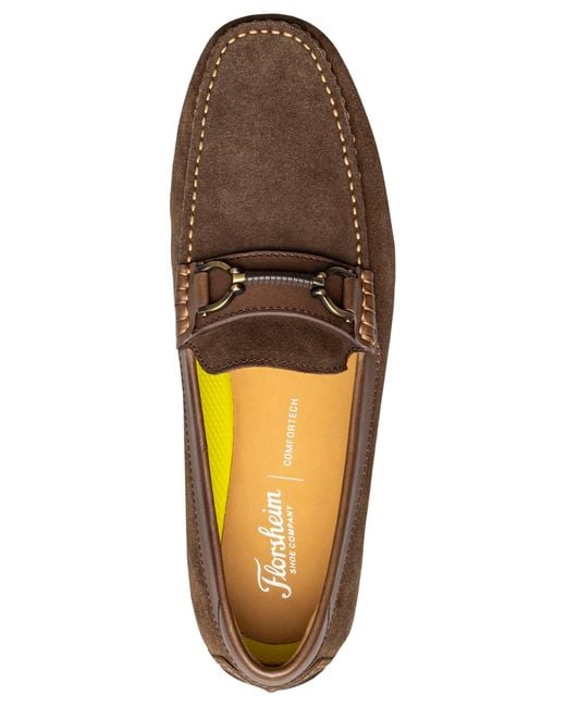 Florsheim Brown Motor Moc Toe Bit Driver for men