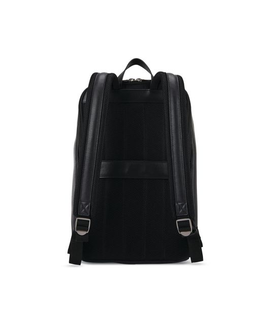 Samsonite Black Classic Leather Slim Backpack