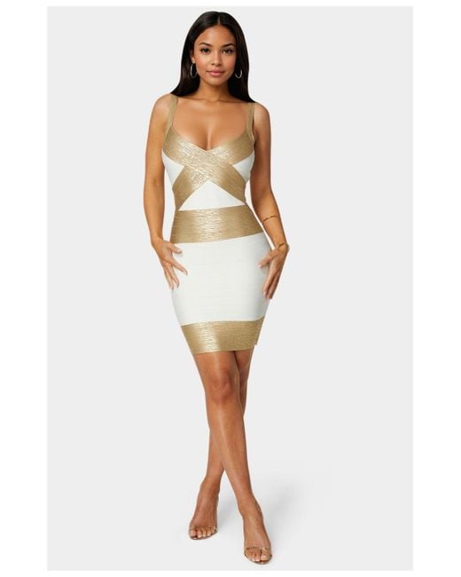 macys white and gold dress Beaded Ombre Fringe Stand-Collar Top, SILVER / L main image 1