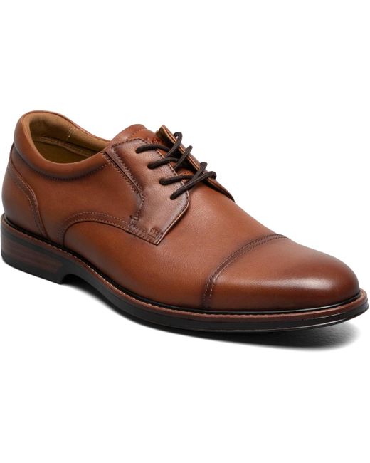 Florsheim Brown Traveler Cap Toe Oxford for men