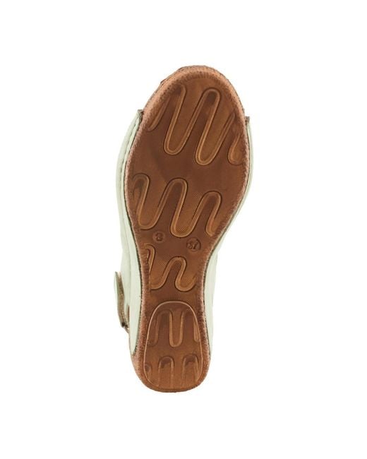 Spring Step Brown Denair Wedge Slingback