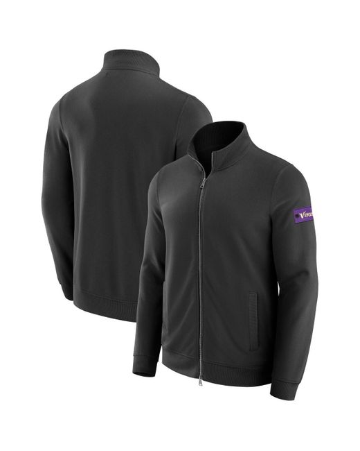 J. Palmer Black Minnesota Vikings Qb1 Full-zip Sweatshirt for men