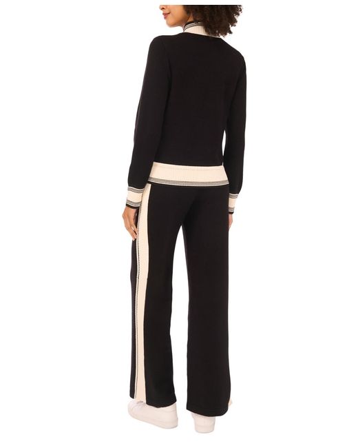 Vince Camuto Black Mock Neck Jacket