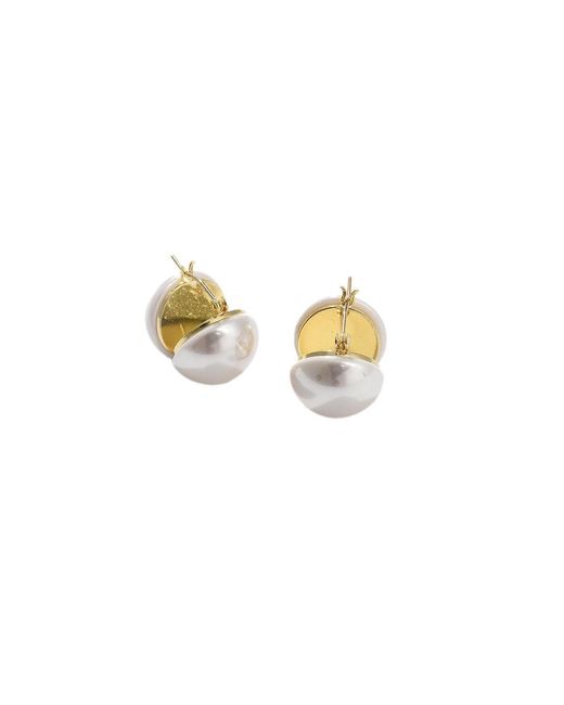 SOH Metallic Pellet Stud Earrings