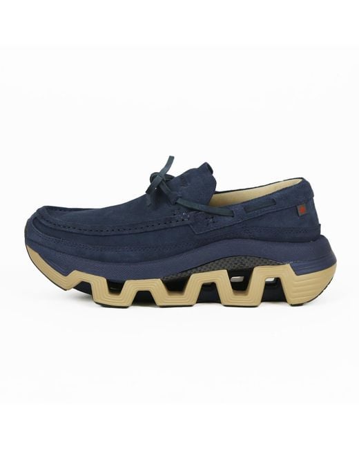 NEW PINNIP mens genuine suede snow loafer in navy Pinnip Mens Genuine Suede Snow Loafer In Navy | ShopSimon main image 4