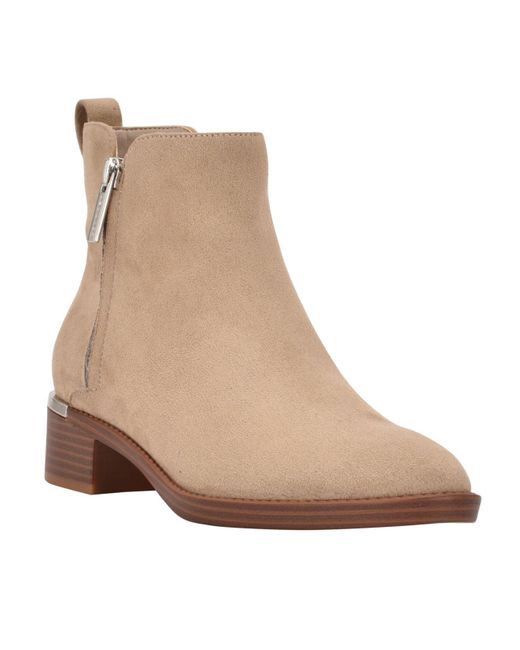 block heel ankle booties