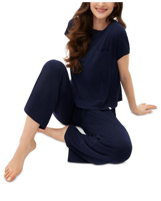 Gap Natural Body Ribbed Drawstring Pajama Pants