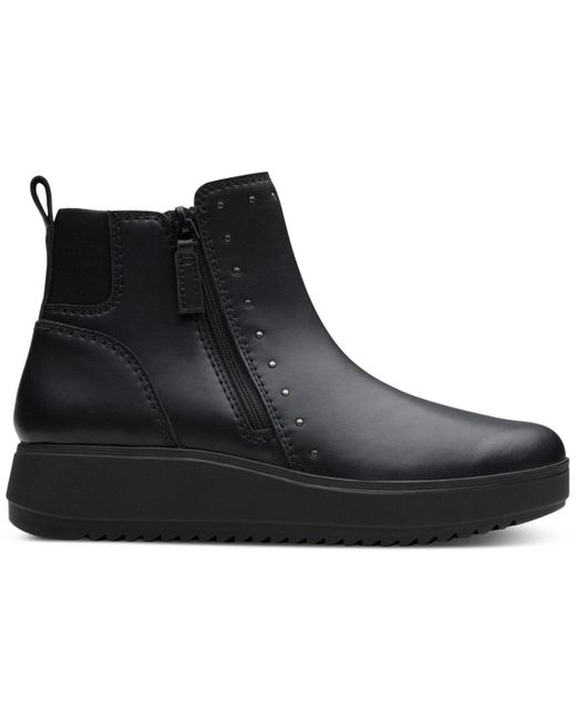 Clarks Black Collection Zylah Willow Wedge Booties