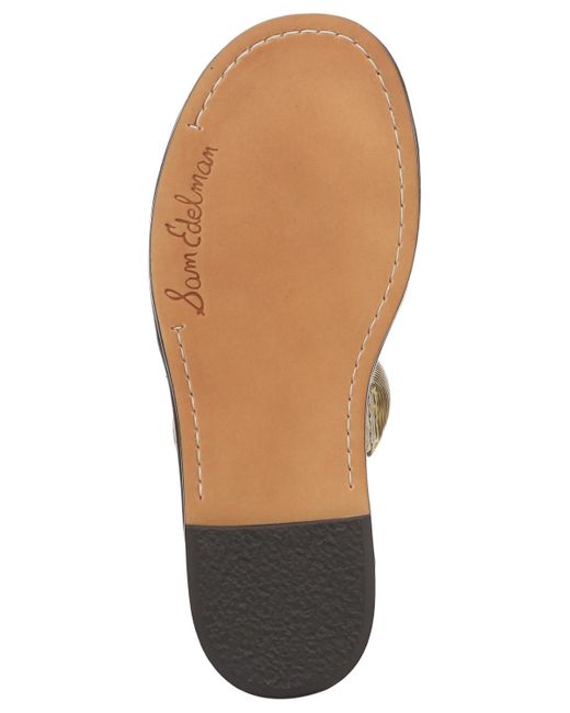 Sam Edelman Brown Tillie Slide Flat Sandals