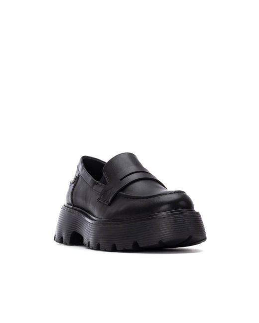 Xti Black Casual Penny Loafers Refresh Collection By