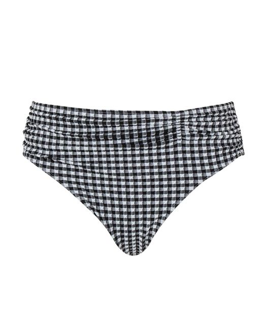 Panache Black Gingham High Cut Bikini Bottom