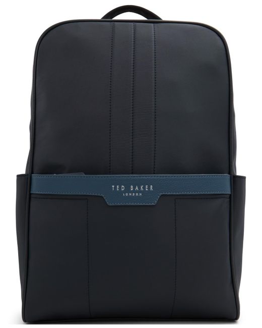 Ted Baker Black Aldeburghs Textile Backpack for men