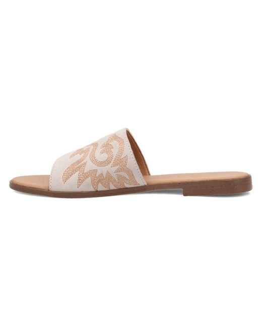 Dingo White Lasso Sandal
