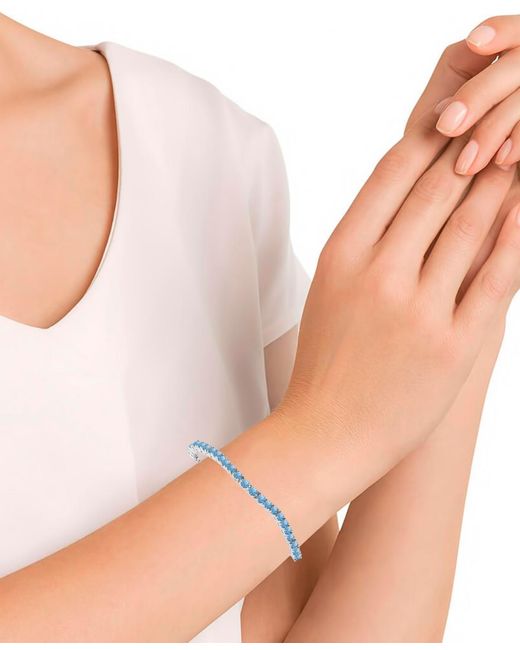 Macy's White Simulated Round Adjustable Bracelet