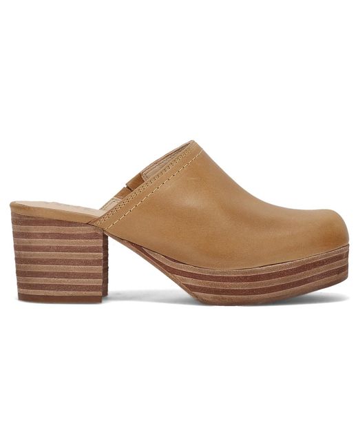 Frye Brown Campus Slip-on Mules Clogs